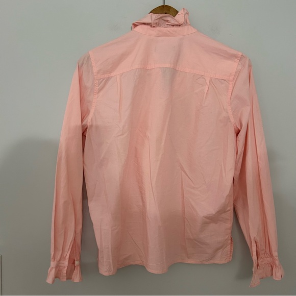 J. Crew Cottage Cotton Poplin Top In Light Pink - Picture 3 of 5